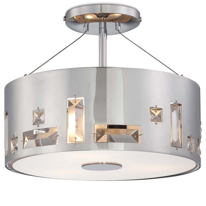 George Kovacs® Bling Bang 3-Light Semi-Flush Ceiling ...