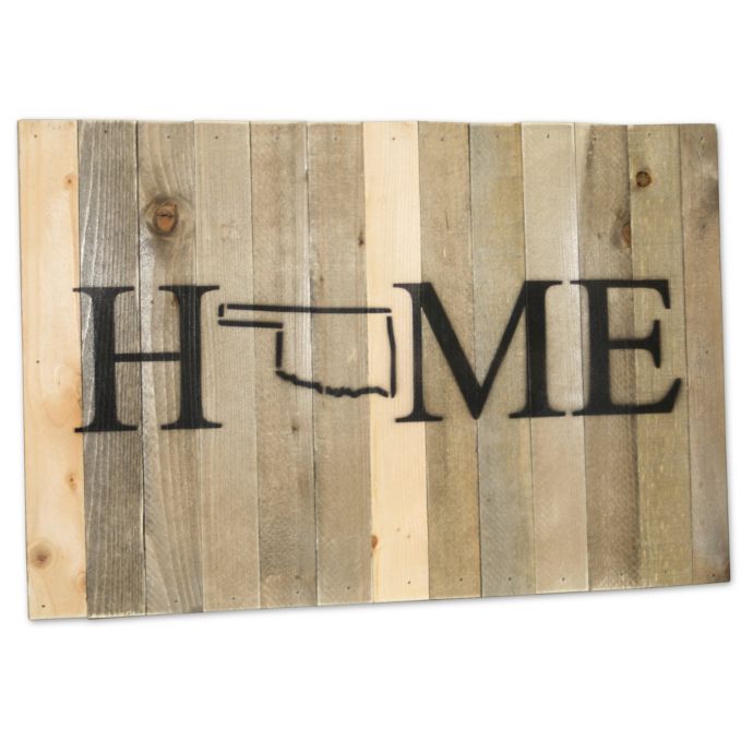 Sweet Bird C Home State Oklahoma Wall Art Bed Bath Beyond