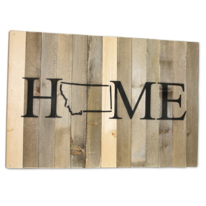 Sweet Bird C Home State Montana Wall Art Bed Bath Beyond