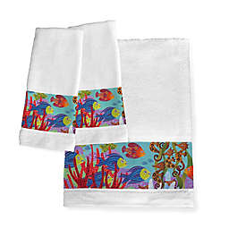 Laural Home® Fish in the Hood Bath Towel