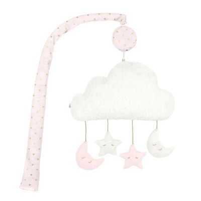 pink mobile for crib
