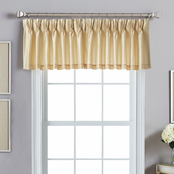 pinch pleat window valance