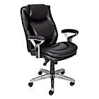 Alternate image 0 for Serta&reg; Wellness Leather Executive Office Chair in Black