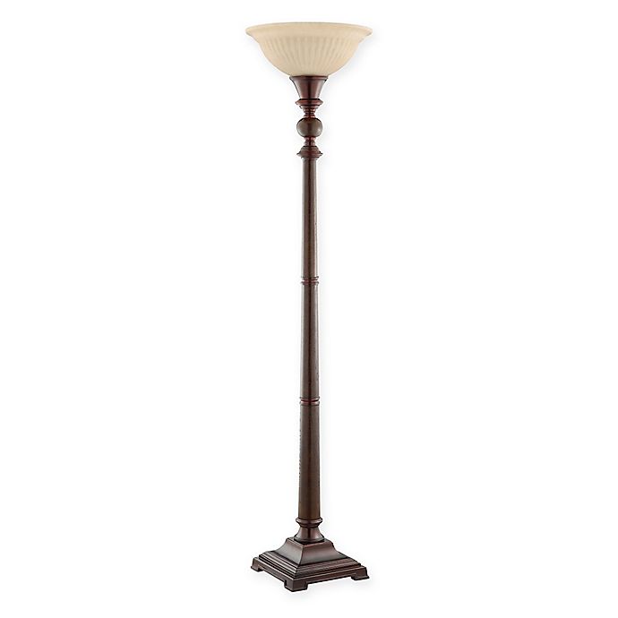 torchiere floor lamp with 2 reading light