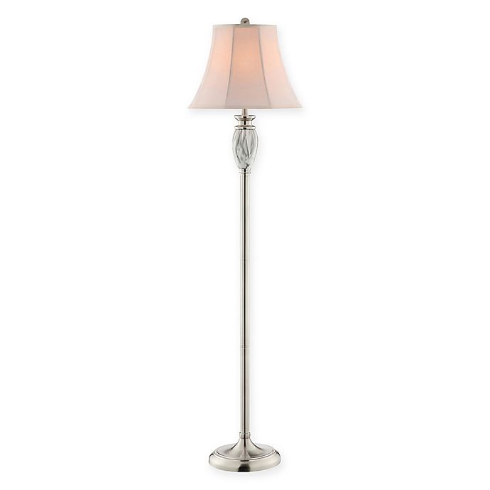 Gia Floor Lamp In Grey White Bed Bath, Bed Bath And Beyond Etagere Floor Lamp