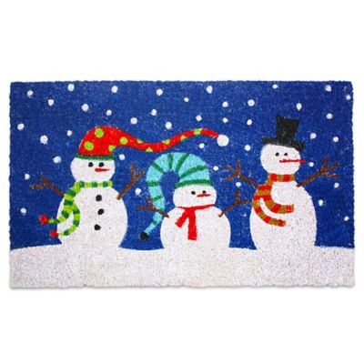 J M Home Fashions 30 Inch X 18 Inch Christmas Snowmen With Hats