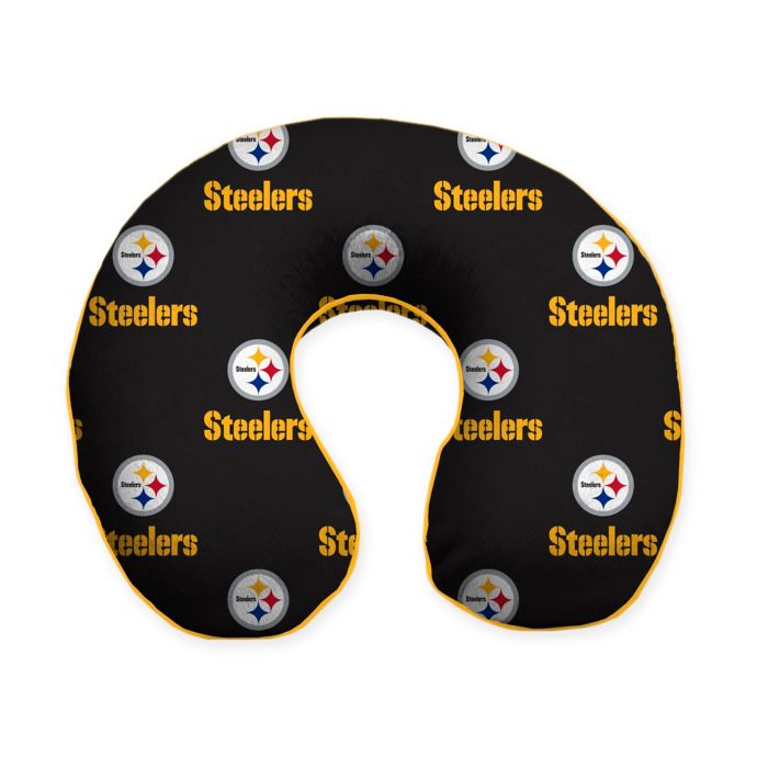 Nfl Pittsburgh Steelers Memory Foam U Shaped Neck Travel Pillow