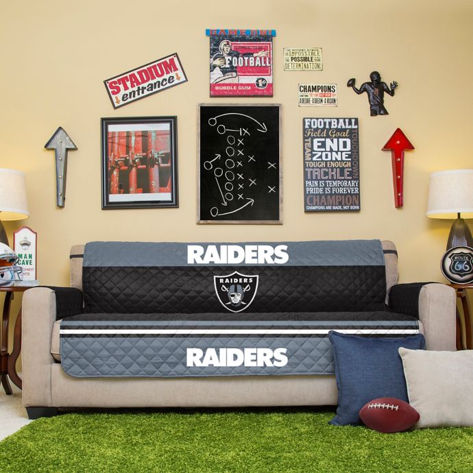 Nfl Oakland Raiders Sofa Cover Bed Bath Beyond