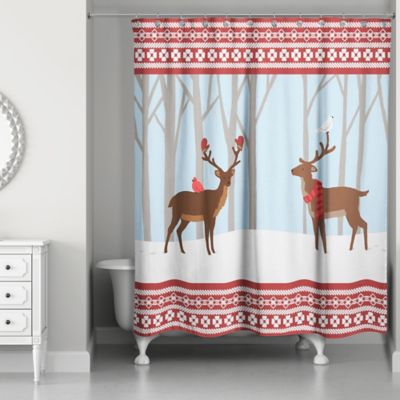 deer shower curtain