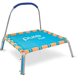 Pure Fun Kids Jumper Trampoline with Handrail