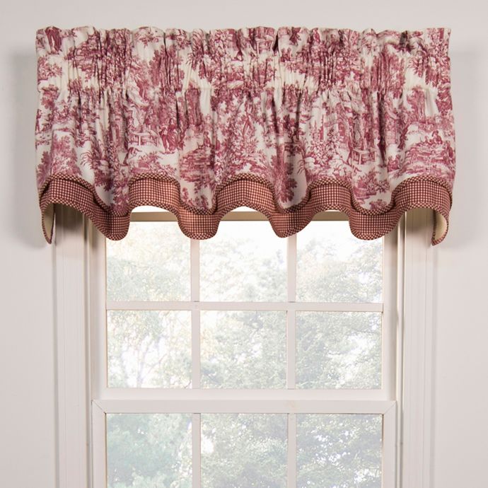 Victoria Park Toile Window Valance Bed Bath And Beyond Canada