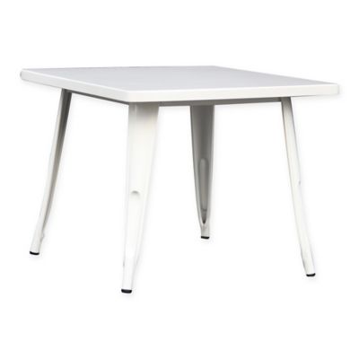 Metal Table in White