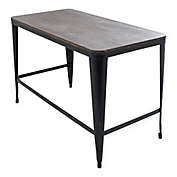 LumiSource&reg; Pia Wood Top Desk in Espresso/Black