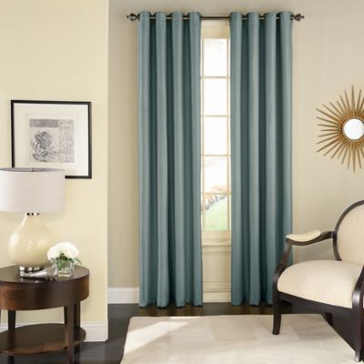 Solar Shield Wilder Grommet Room Darkening Window Curtain Panel In