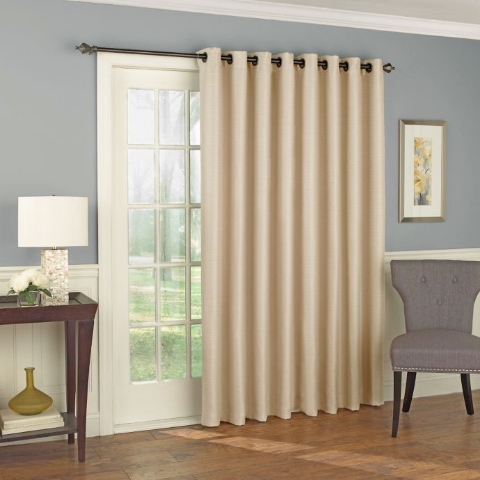 Eclipse Bryson Grommet Room Darkening Patio Door Curtain Panel Single Bed Bath Beyond