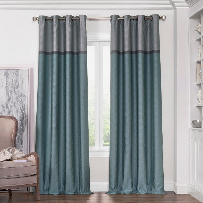 Eclipse Arno Grommet Room Darkening Window Curtain Panel Bed