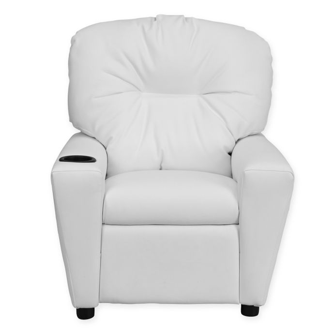 Flash Furniture Microfiber Kids Recliner with Cup Holder Bed Bath