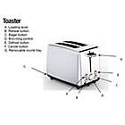 Alternate image 7 for Professional Series&reg; 2-Slice Stainless Steel Wide Slot Toaster