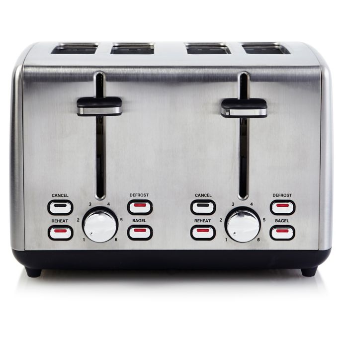 4-slice toaster 2 long slots