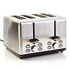 Alternate image 1 for Professional Series&reg; 4-Slice Stainless Steel Wide Slot Toaster