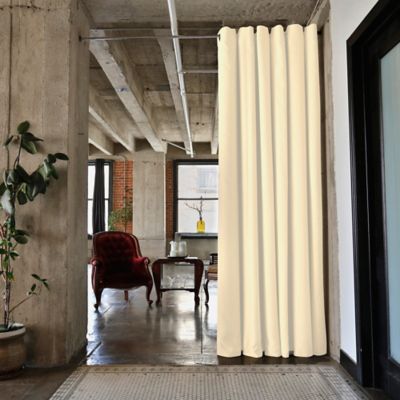 tension rod curtains