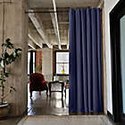 Alternate image 1 for RoomDividersNow Large Tension Rod Room Divider Kit B with 9-Foot Curtain Panel in Blue
