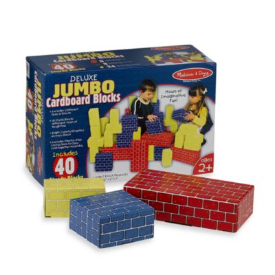melissa & doug deluxe jumbo cardboard blocks