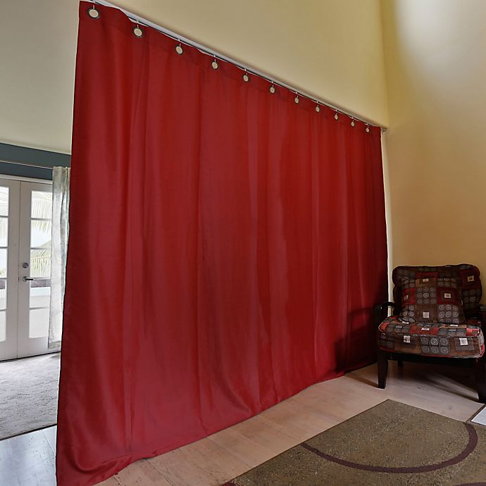 9 Foot Tall Curtain Panel, Room Divider Curtain Track