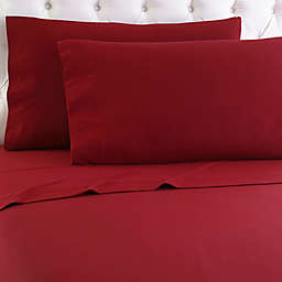 Micro Flannel® Solid Full Sheet Set in Plum