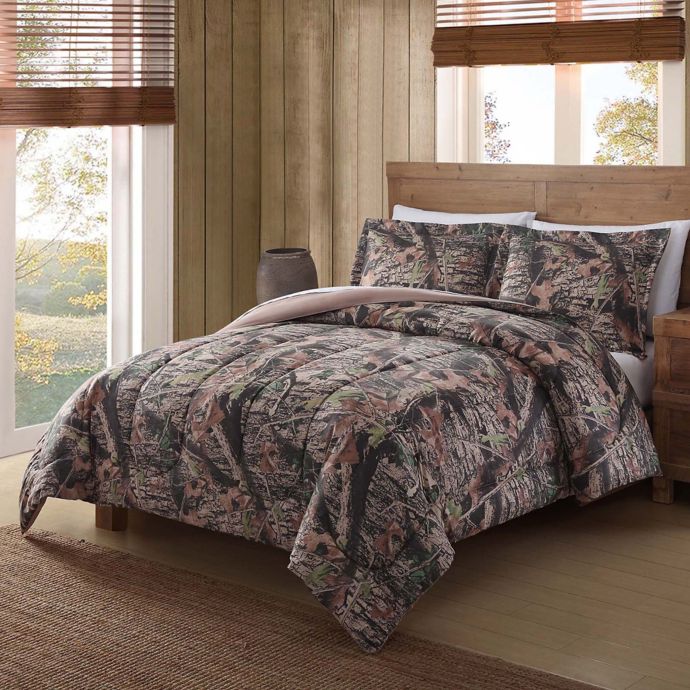 Remington Mount Monadnock Reversible Comforter Set In Taupe