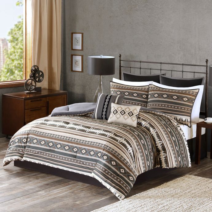 Tao Comforter Set In Brown Bed Bath Beyond