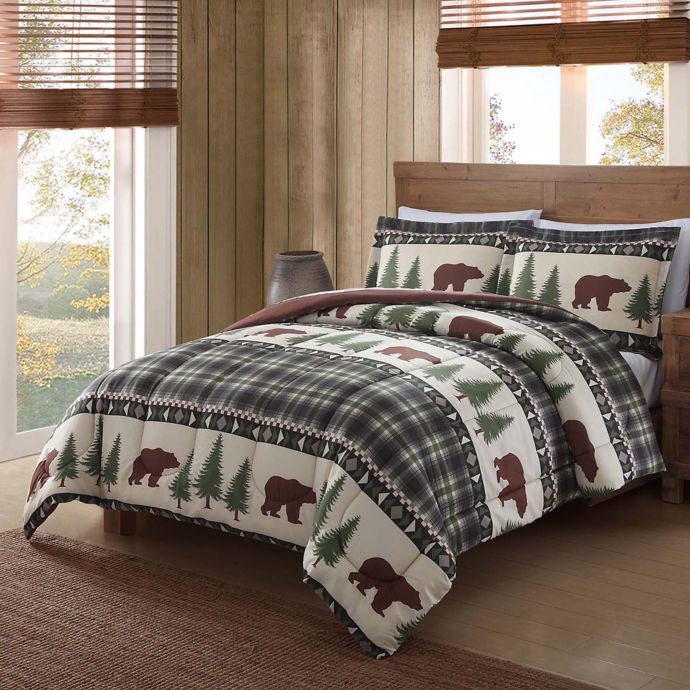 Remington Boucher Woods Comforter Set In Tan Bed Bath Beyond