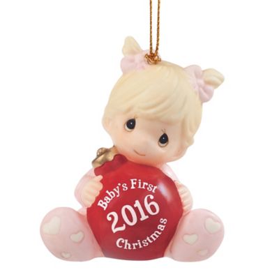 precious moments baby's first christmas ornaments