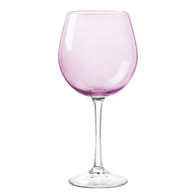 purple wine goblets