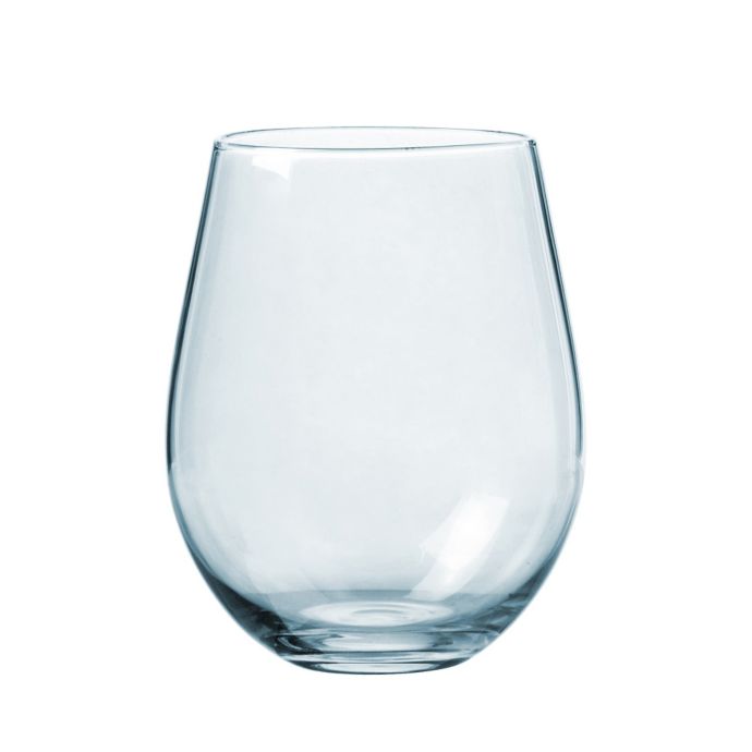 Qualia Radiance Stemless Wine Glasses In Luster Blue Set Of 4 Bed Bath And Beyond