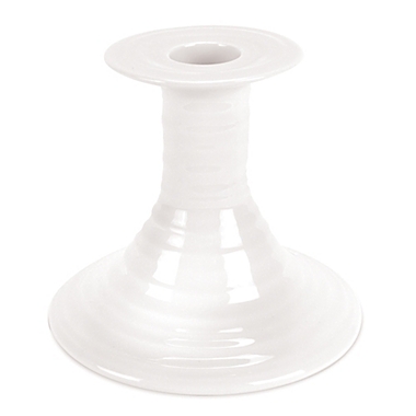 Sophie Conran for Portmeirion&reg; Candlestick in White. View a larger version of this product image.