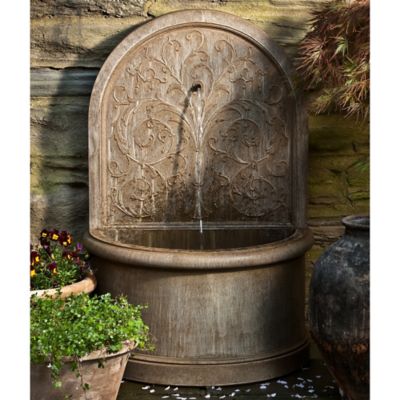 Outdoor Ornate Wall Hanging Water Fountain  by Orlandi Statuary  FSNG28318 