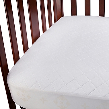 carter&#39;s&reg; Cotton Fitted Quilted Crib Pad. View a larger version of this product image.