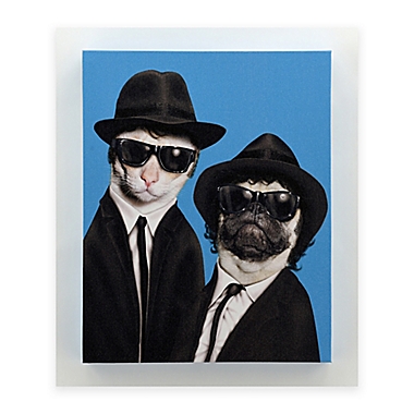 Pets Rock&trade; Brothers 16-Inch x 20-Inch Canvas Wall Art. View a larger version of this product image.