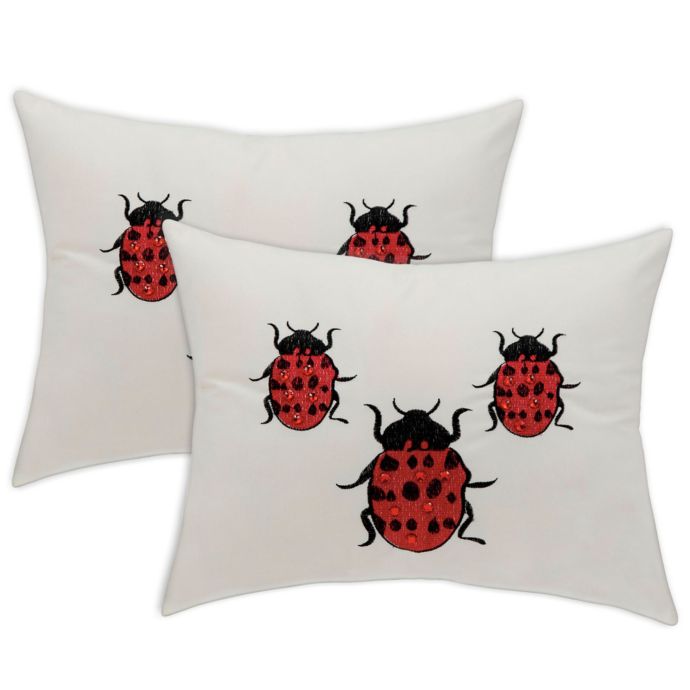 pink lady bug pillow pet