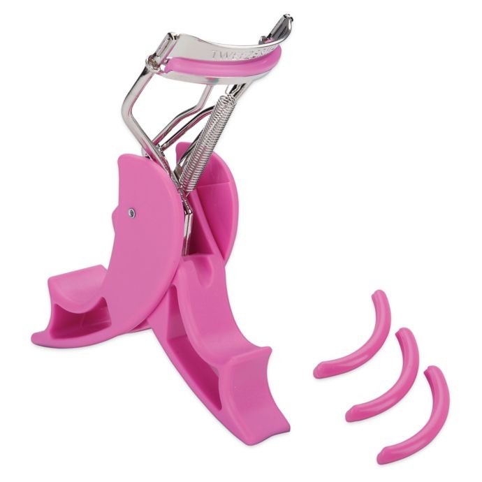 Tweezerman® Curl and Go Eyelash Curler in Pink Bed Bath & Beyond