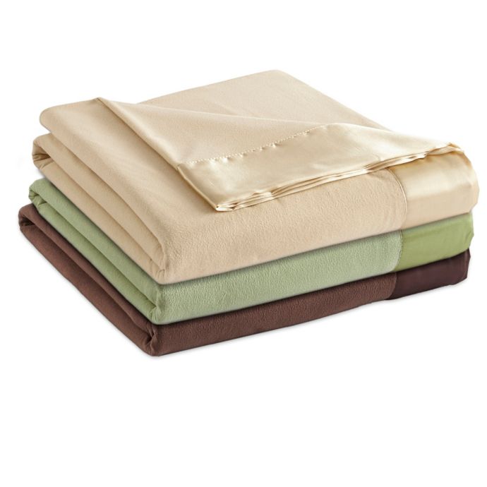 Micro Flannel® All Seasons Year Round Sheet Blanket Bed Bath and