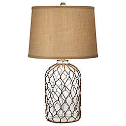 Pacific Coast Lighting® Castaway Table Lamp with Burlap Shade
