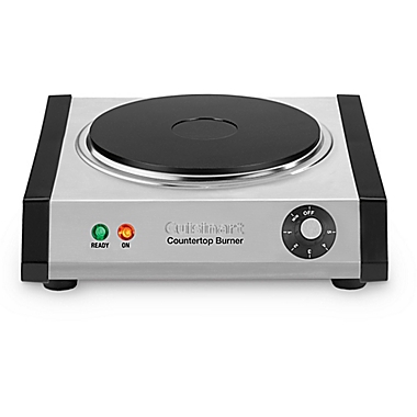 Cuisinart&reg; Cast Iron Single Burner in Silver. View a larger version of this product image.