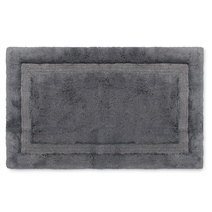 Wamsutta® Luxury 24Inch x 40Inch Border Plush MicroCotton Bath Rug