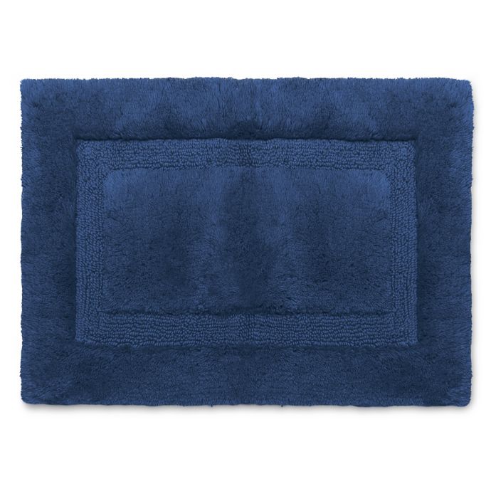 Wamsutta® Luxury 17Inch x 24Inch Border Plush MicroCotton Bath Rug