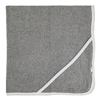 Burt&#39;s Bees Baby&reg; Organic Cotton Hooded Towel in Heather Grey. View a larger version of this product image.