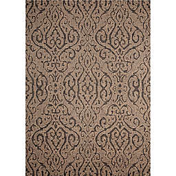 SimplyShade Mororccan Outdoor Area Rug in Chestnut