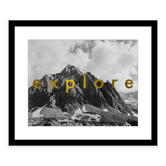 Ansel Adams C Explore Framed Wall Art In Black White Bed Bath Beyond