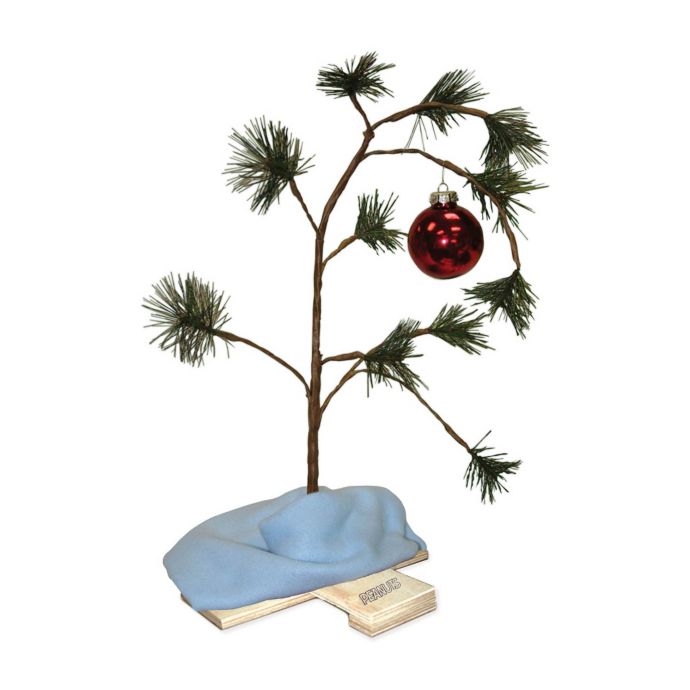 Peanuts Charlie Brown 24 Inch Christmas Tree With Music Chip